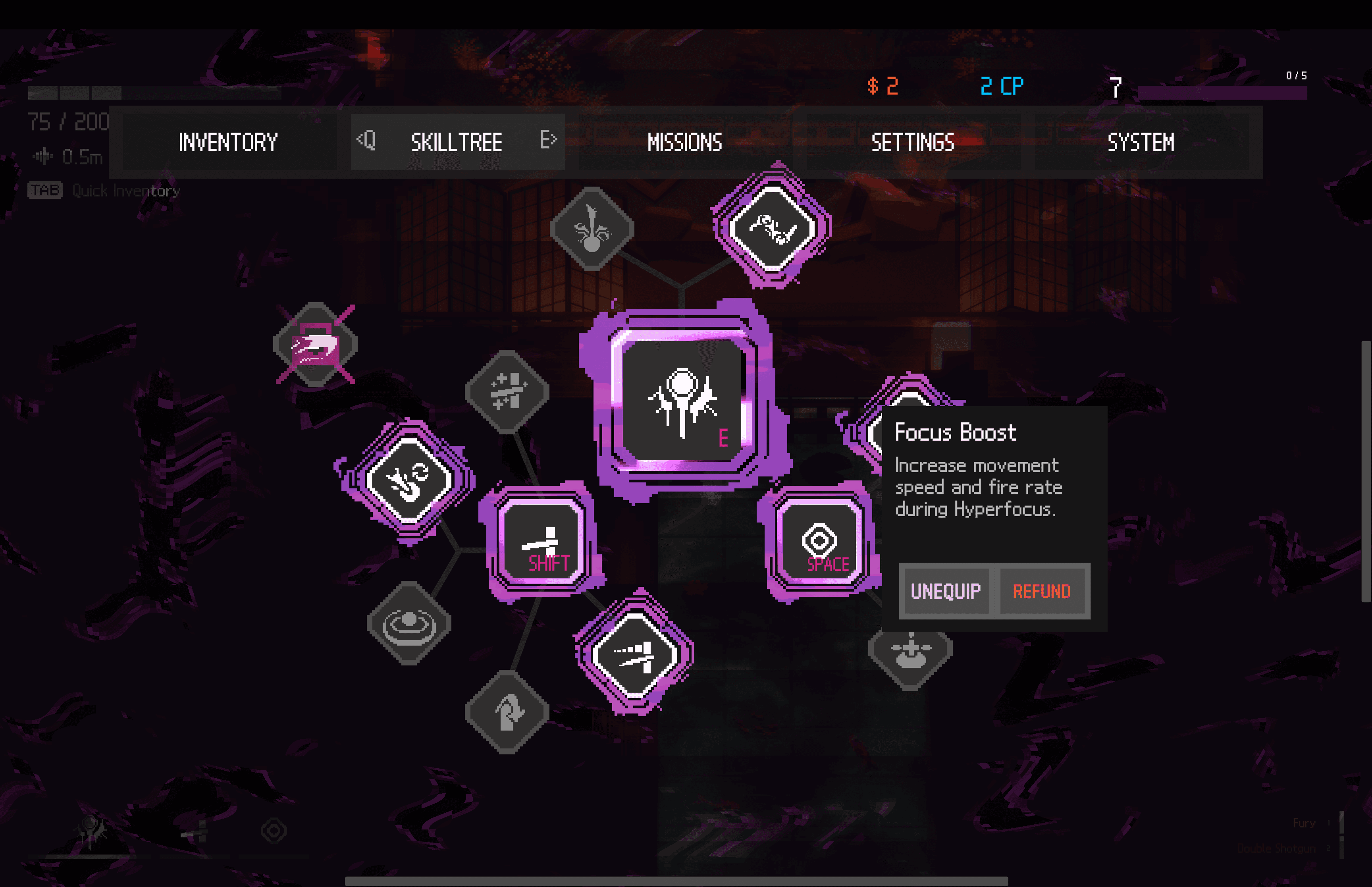 Skill tree